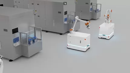 Mobile Collaborative Robot (AGV+Robotic Arm) Empowers CNC Production Line Automation
